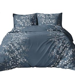 Obrázek pro produkt Mikroplyšové kombinované povlečení Kvítka bíla 140X200 70X90