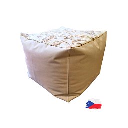 Obrázek pro produkt Kostka šedá s květy 50X50X40 cm