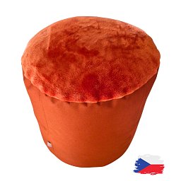 Obrázek pro produkt Válec kortexin cihlový s fleecem⌀40x40 cm